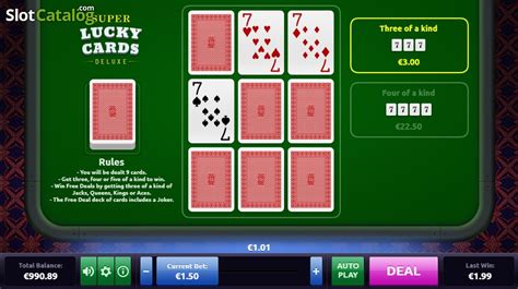 Slot Lucky Card Layout