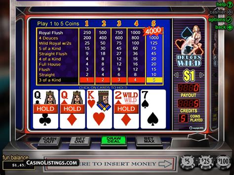 Slot Poker 7 Deuces Wild