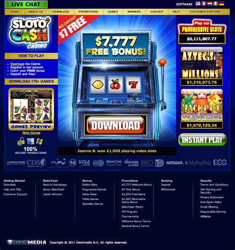 Sloto Cash Casino Brazil