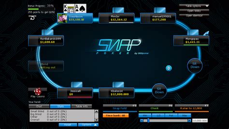 Snap Chamada De Poker 888