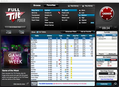 Software Do Full Tilt Poker Mac