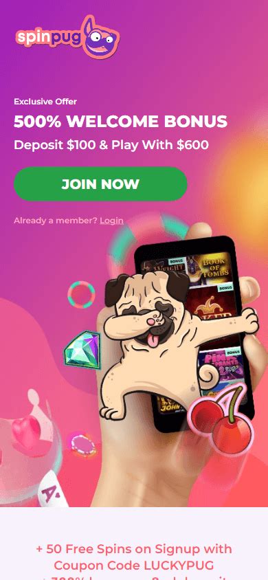 Spin Pug Casino Mobile