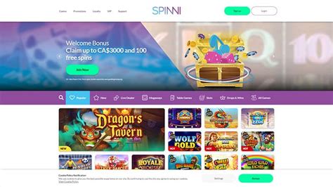 Spinni Casino Aplicacao