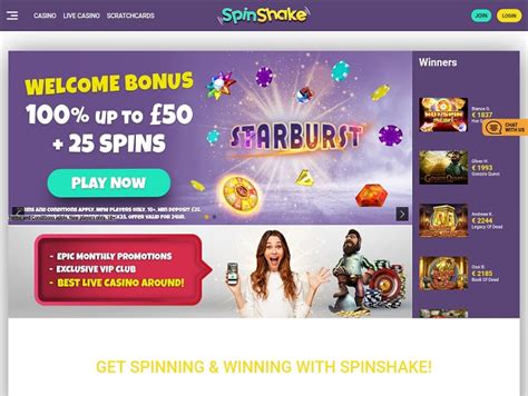 Spinshake Casino Aplicacao
