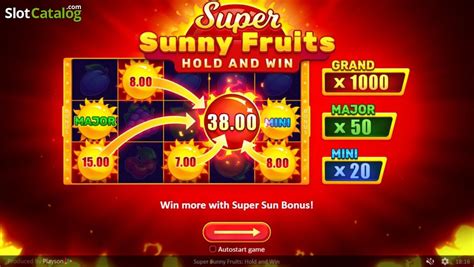 Super Sunny Fruits Pokerstars