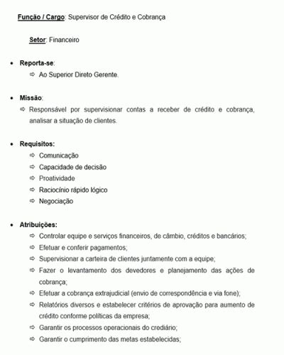 Supervisor De Cassino Descricao De Trabalho