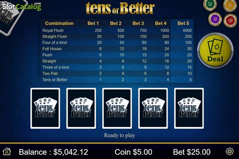 Tens Or Better Slot - Play Online