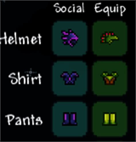 Terraria Social Slot De Armadura