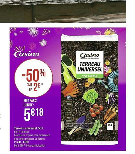 Terreau Universel De Casino