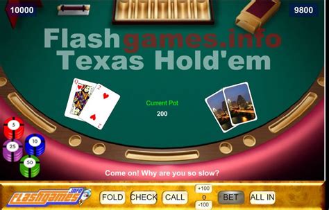 Texas Holdem Online Flash