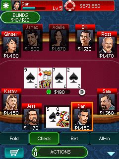 Texas Holdem Poker 3 Java Touch Screen