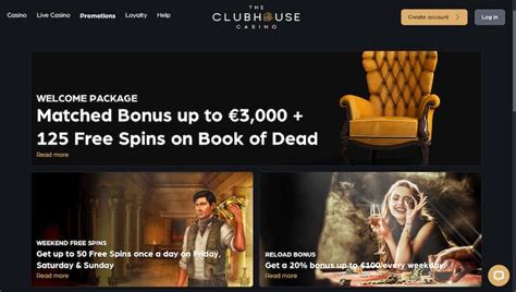 The Clubhouse Casino Bonus