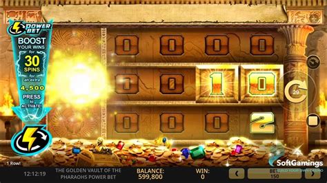 The Golden Vault Of The Pharaohs Power Bet Bet365