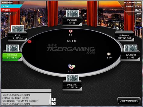 Tigre Poker Download