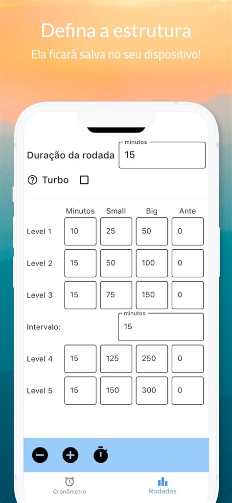 Torneio De Poker Timer App