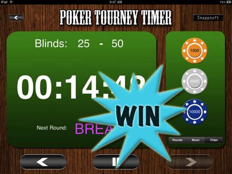 Torneio De Poker Timer Ipad