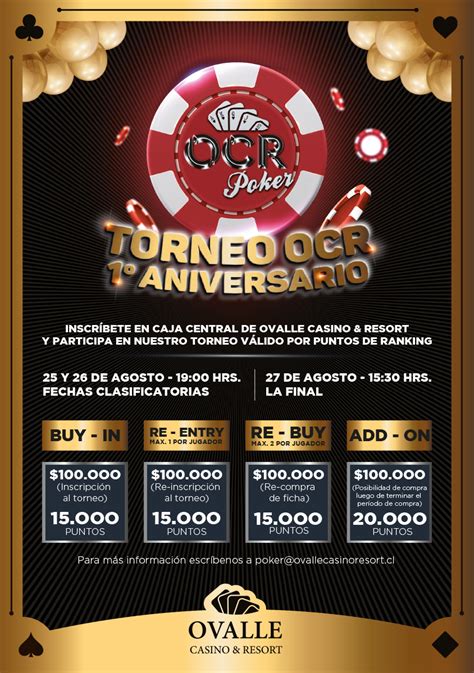Torneo De Poker Aniversario+De Santa Fe