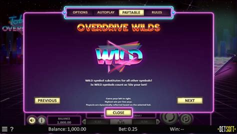 Total Overdrive 888 Casino