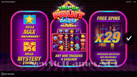 Triple Fruit Deluxe Megaways Leovegas