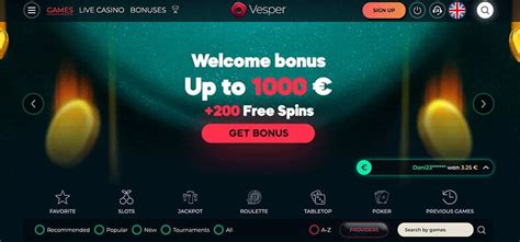 Vesper Casino Login