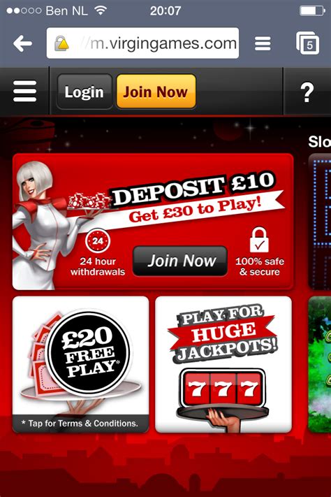 Virgin Games Casino Mobile