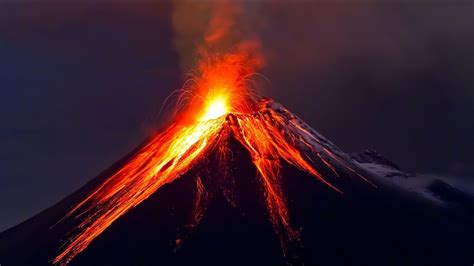 Volcano Eruption Blaze