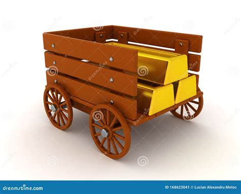 Wagon Of Gold Bars Blaze