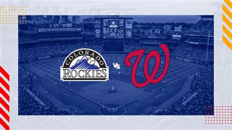 Washington Nationals vs Colorado Rockies pronostico MLB