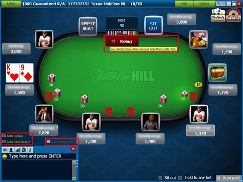 William Hill Poker No Ipad