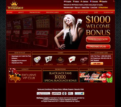Win Palace Casino Promocoes