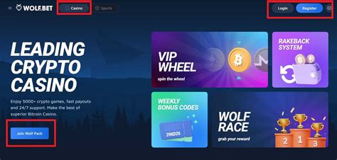 Wolf Bet Casino Login